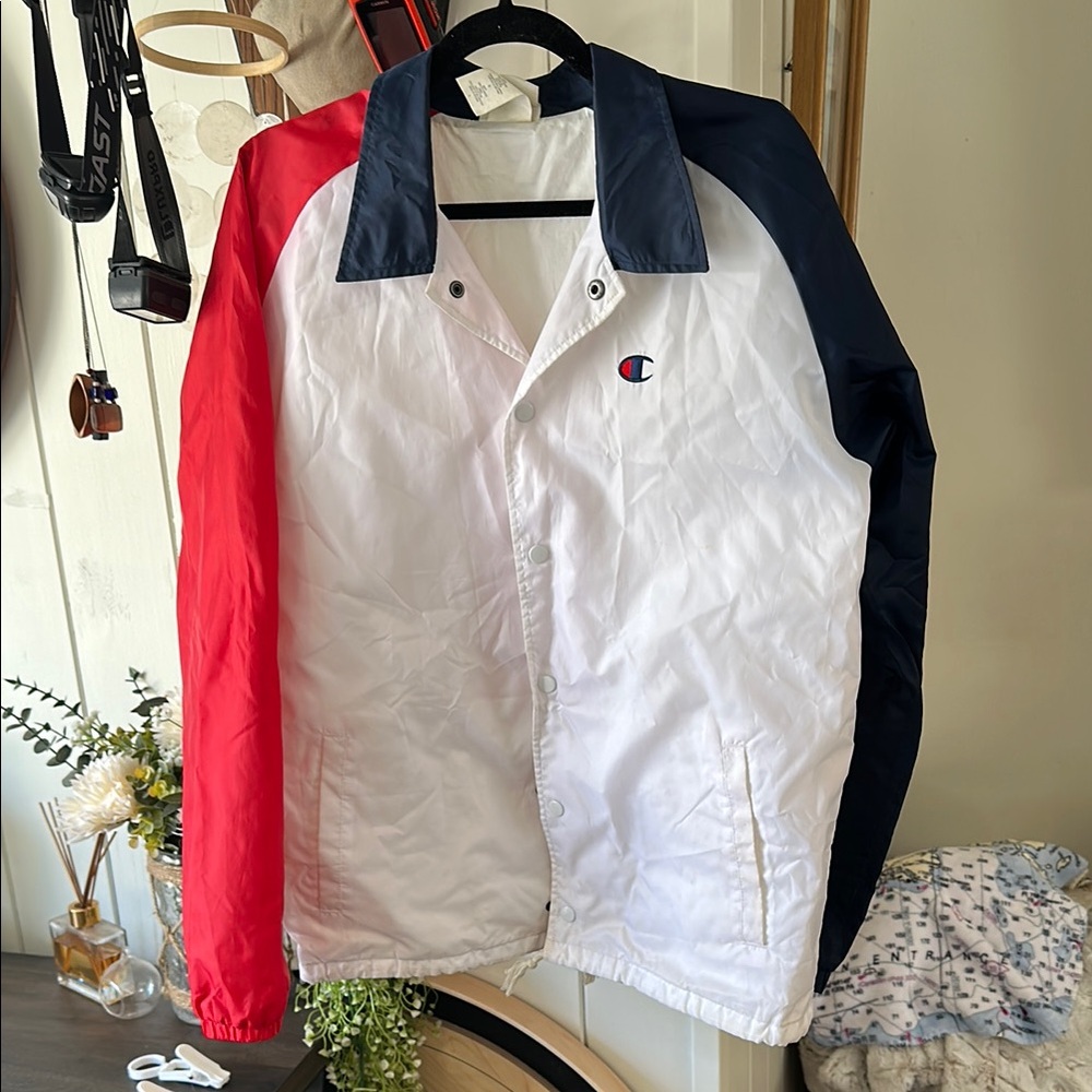 Champion Men's Red, White, and Blue Jacket